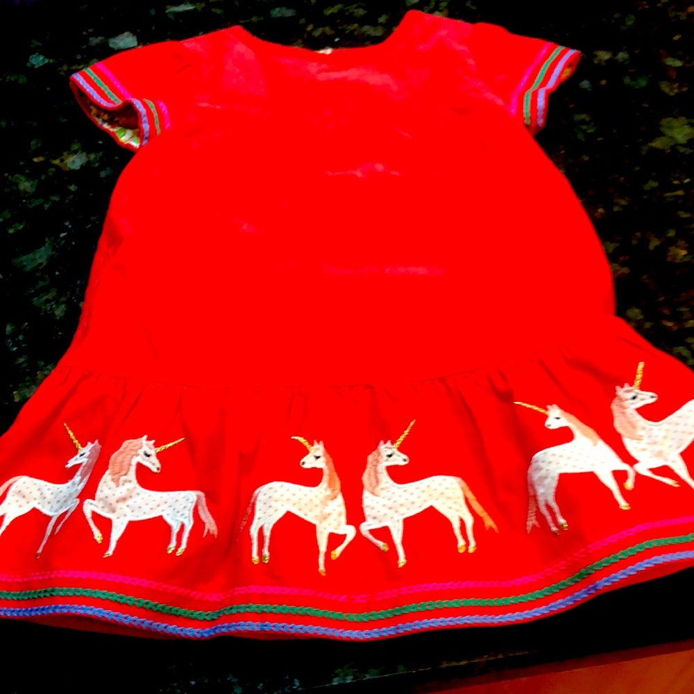 Mini Boden Unicorn Dress